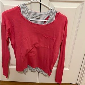 Abercrombie girls tank and long sleeve top